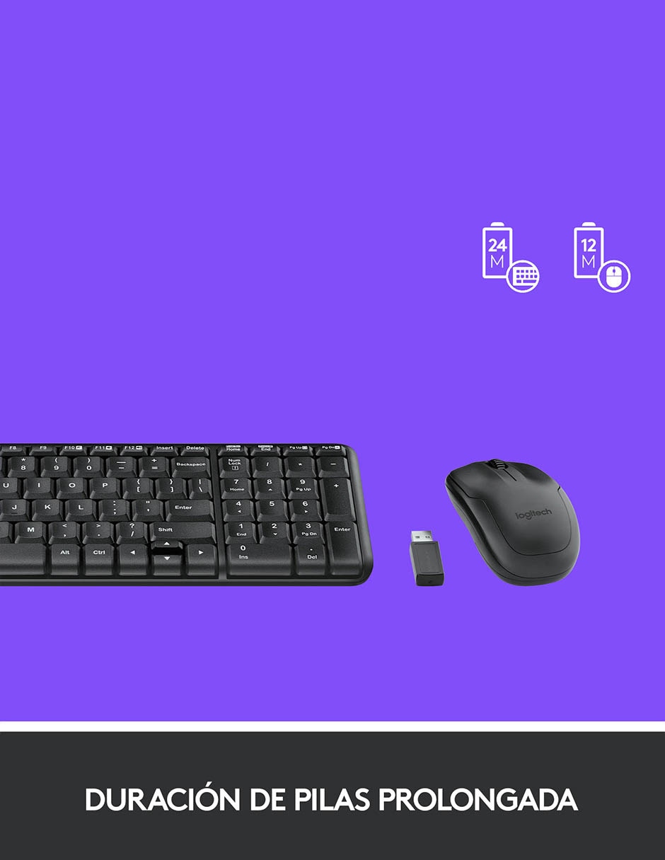 Mouse y teclado MK220
