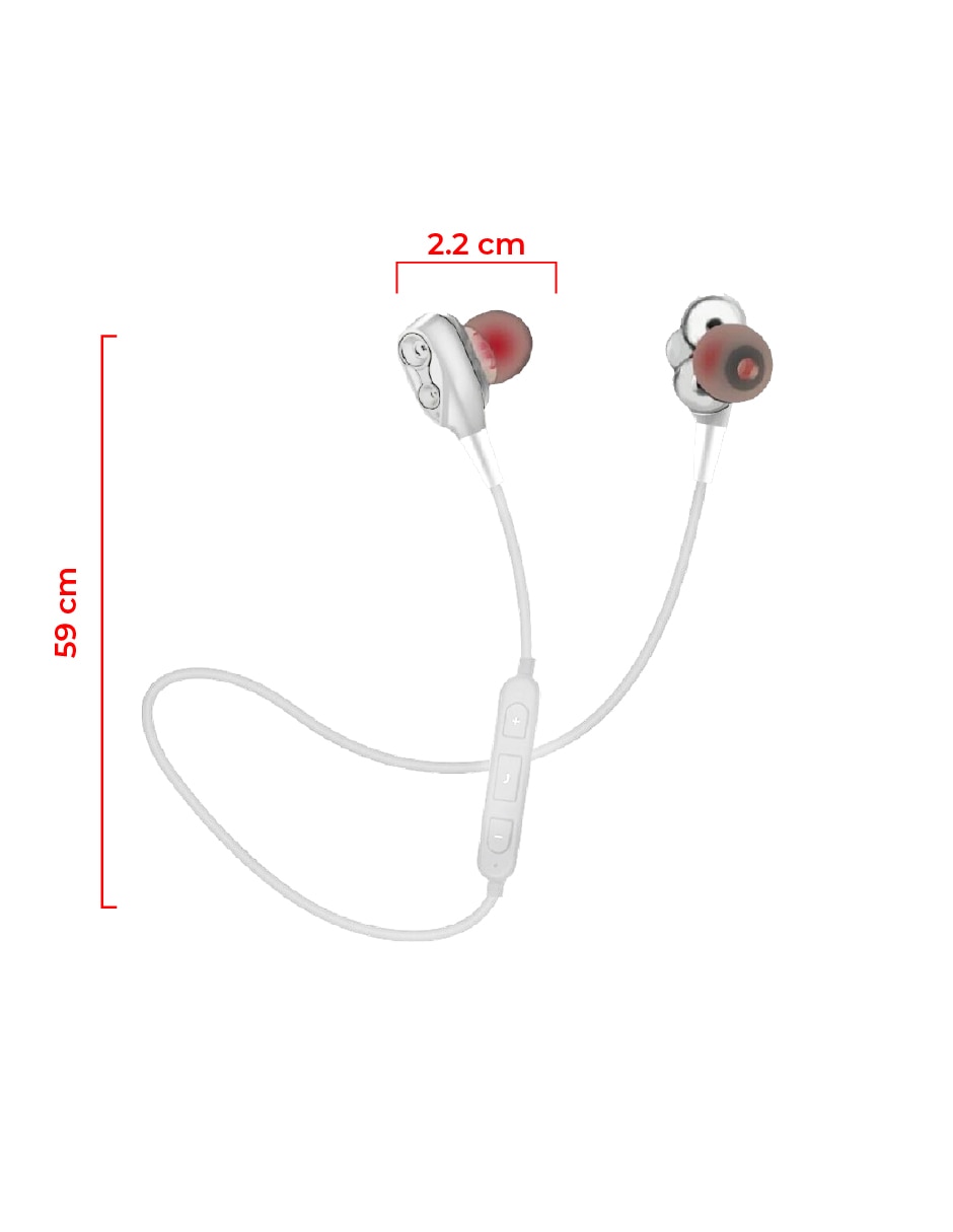 Audífonos In-Ear Quickcell Cross Trainer Pro Ii inalámbricos