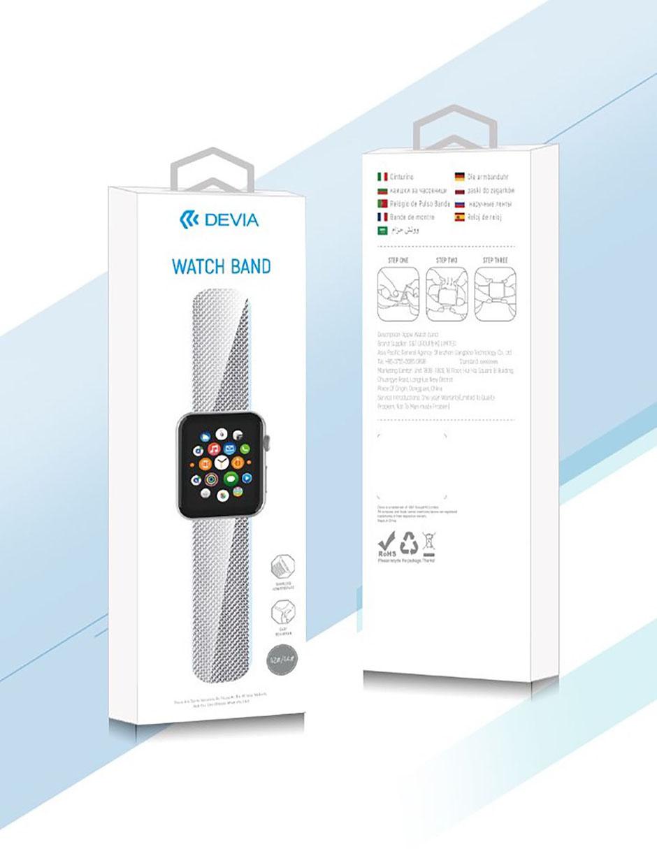 Correa Extensible Apple Watch Metálica Milanese 38mm 40mm 4