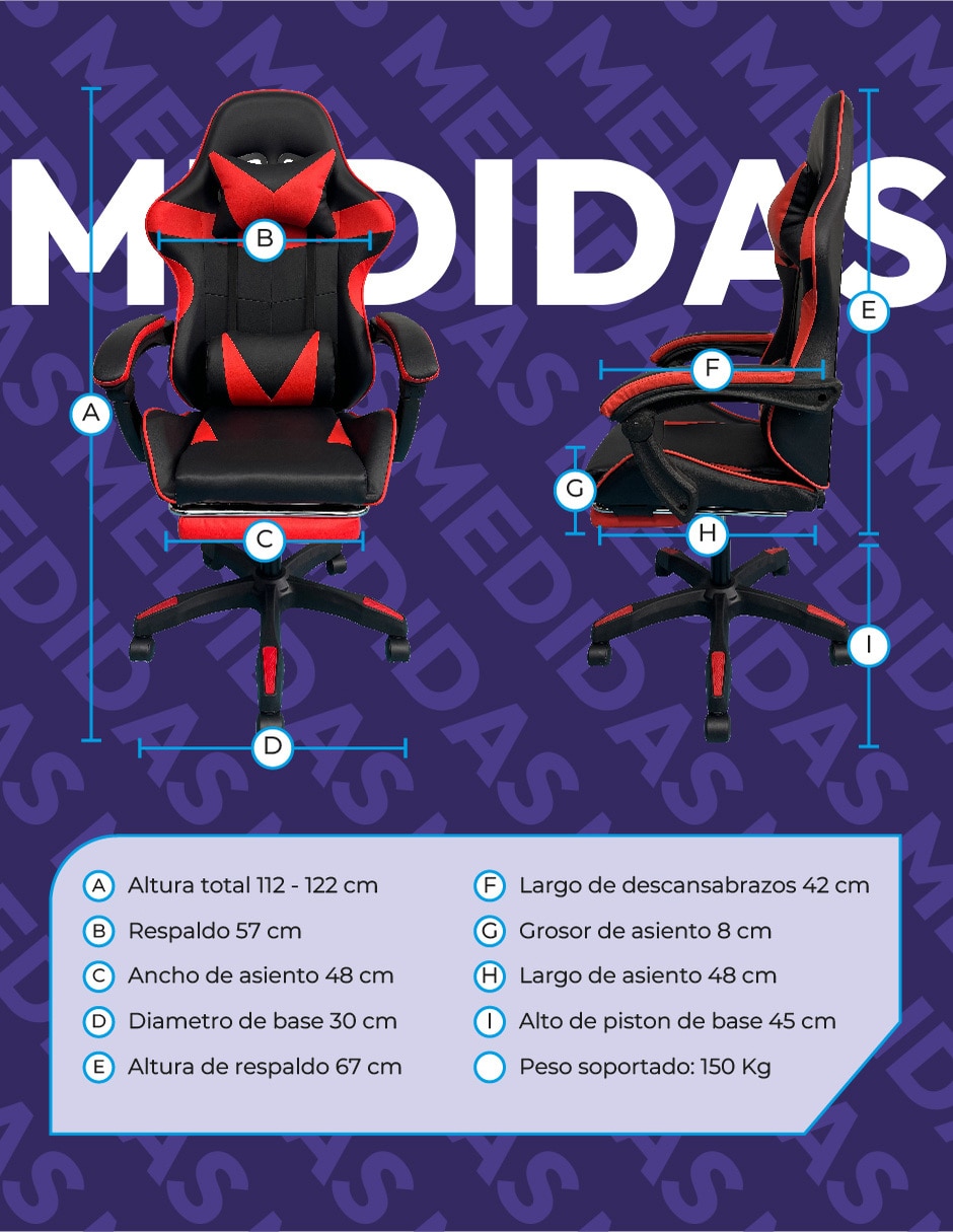 Silla gamer Titano Gaming 8