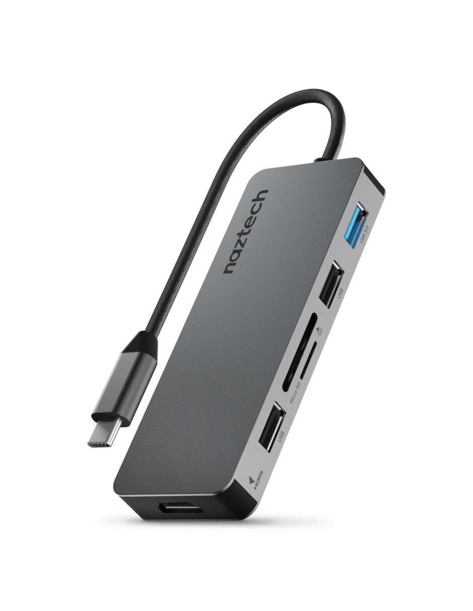 Adaptador multipuertos Naztech Hubs