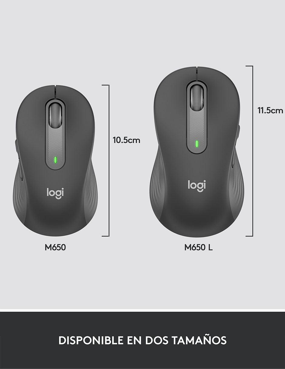 Mouse Inalámbrico Logitech signature m650 m650 910-006250