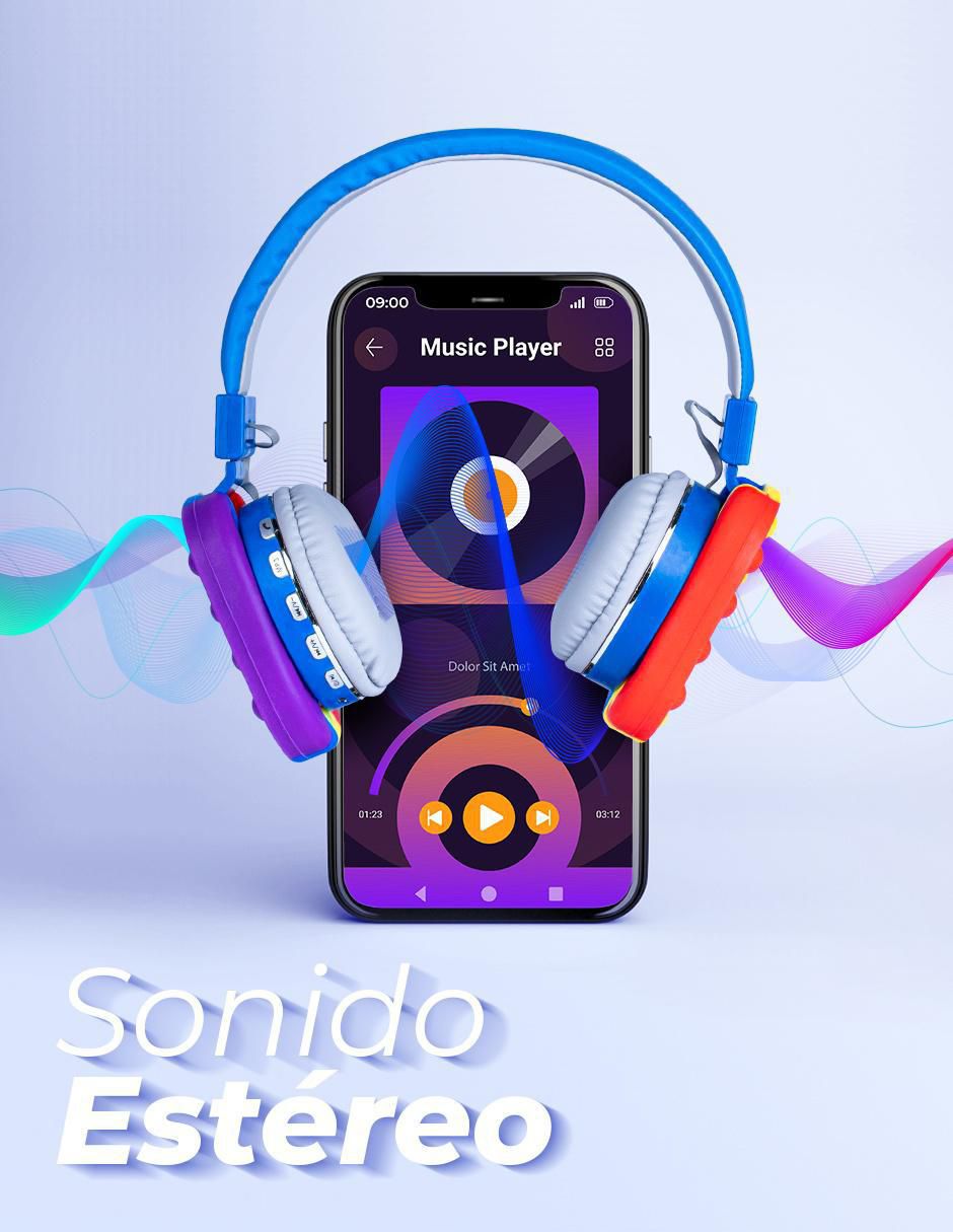 Audífonos On-Ear Pop It inalámbricos 6