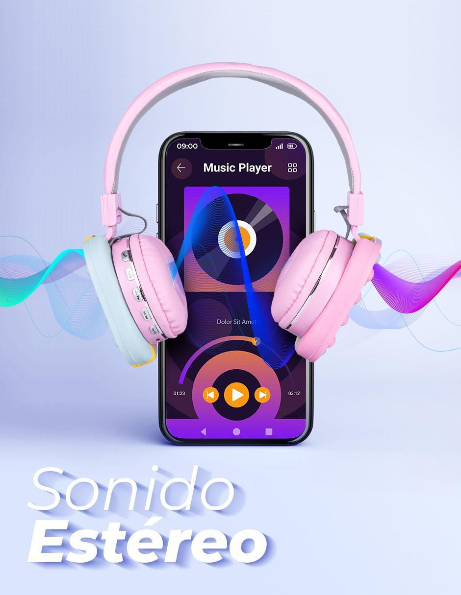 Audífonos On-Ear Pop It inalámbricos 6
