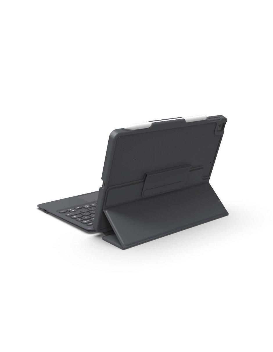 Funda con teclado para tablet iPad 10.2 pulgadas (7a, 8a y 9a generación)