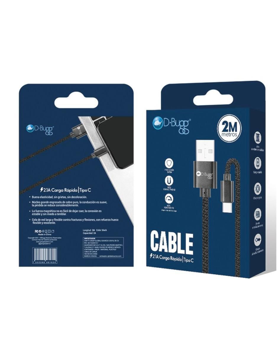 Cable USB C a tipo USB A de 2 m 2