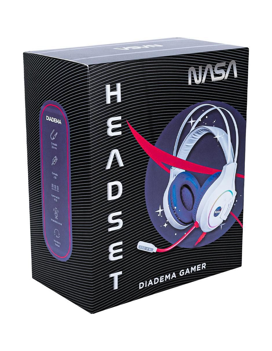 Audífonos gamer Over-Ear Gamer Rgb alámbricos con cancelacion de ruido 9
