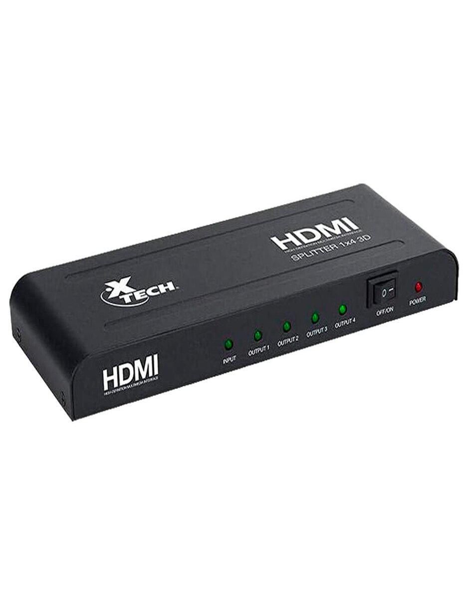 Adaptador de display port a HDMI Xtech Splitter