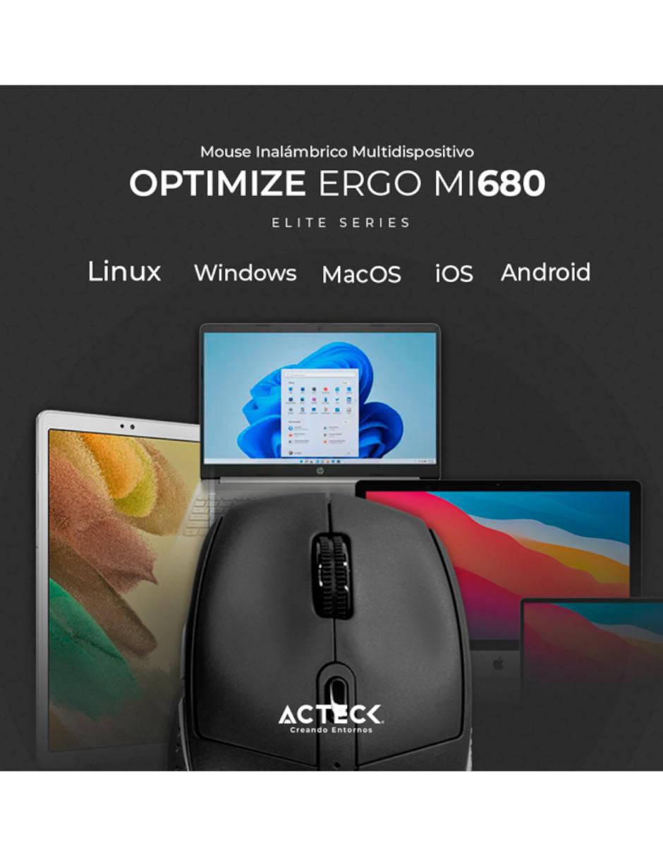 Mouse Gamer Inalámbrico Acteck ac-934077