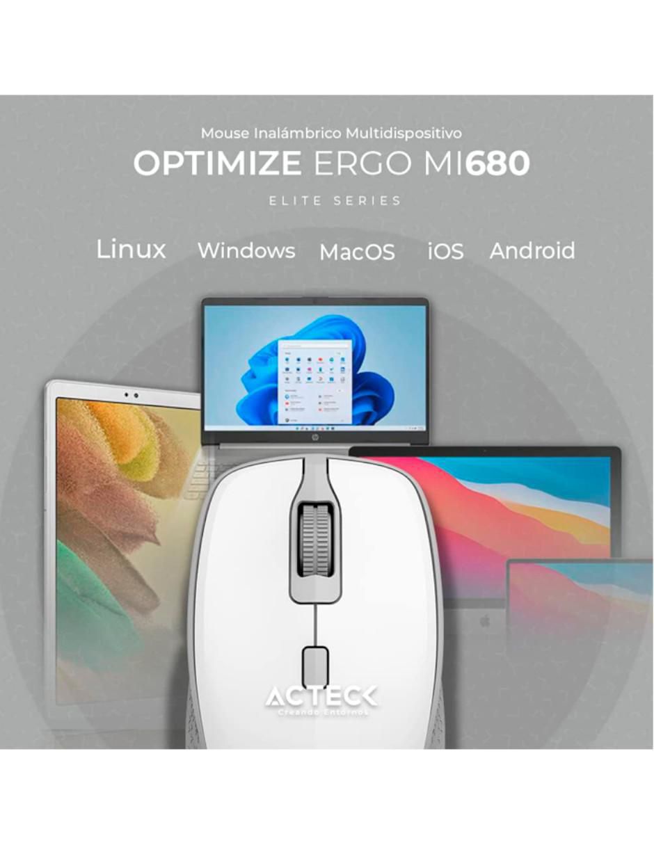 Mouse Gamer Inalámbrico Acteck ac-934138