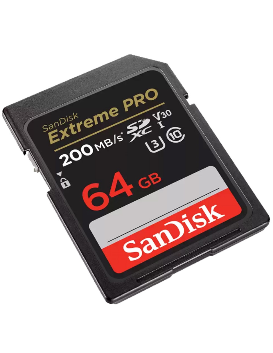 Memoria SDXC Sandisk capacidad 64 GB