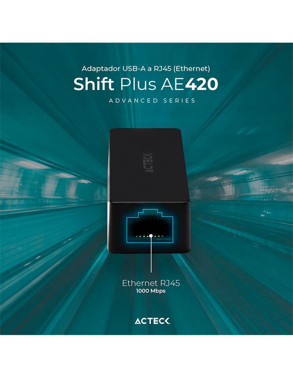 Adaptador USB Acteck Shift Plus