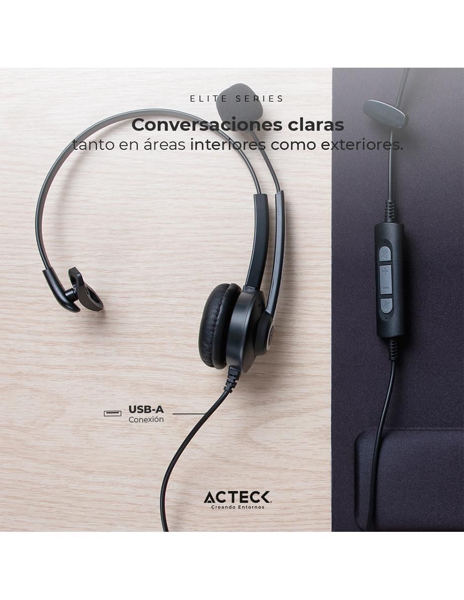 Audífonos De Diadema Centric Pro Hp620 alámbricos con cancelación de ruido