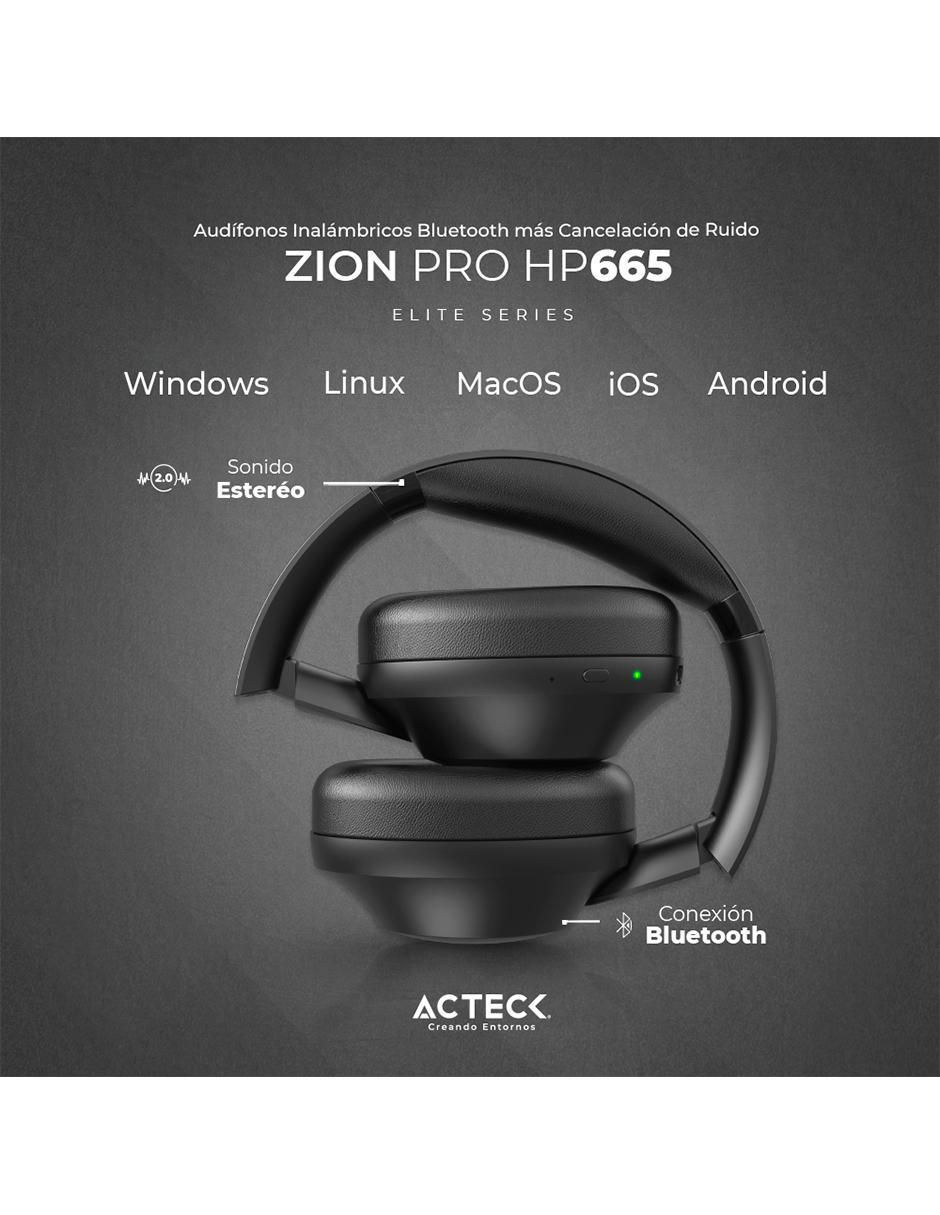 Audífonos Over-Ear Zion Pro Hp665 inalámbricos con cancelacion de ruido 3