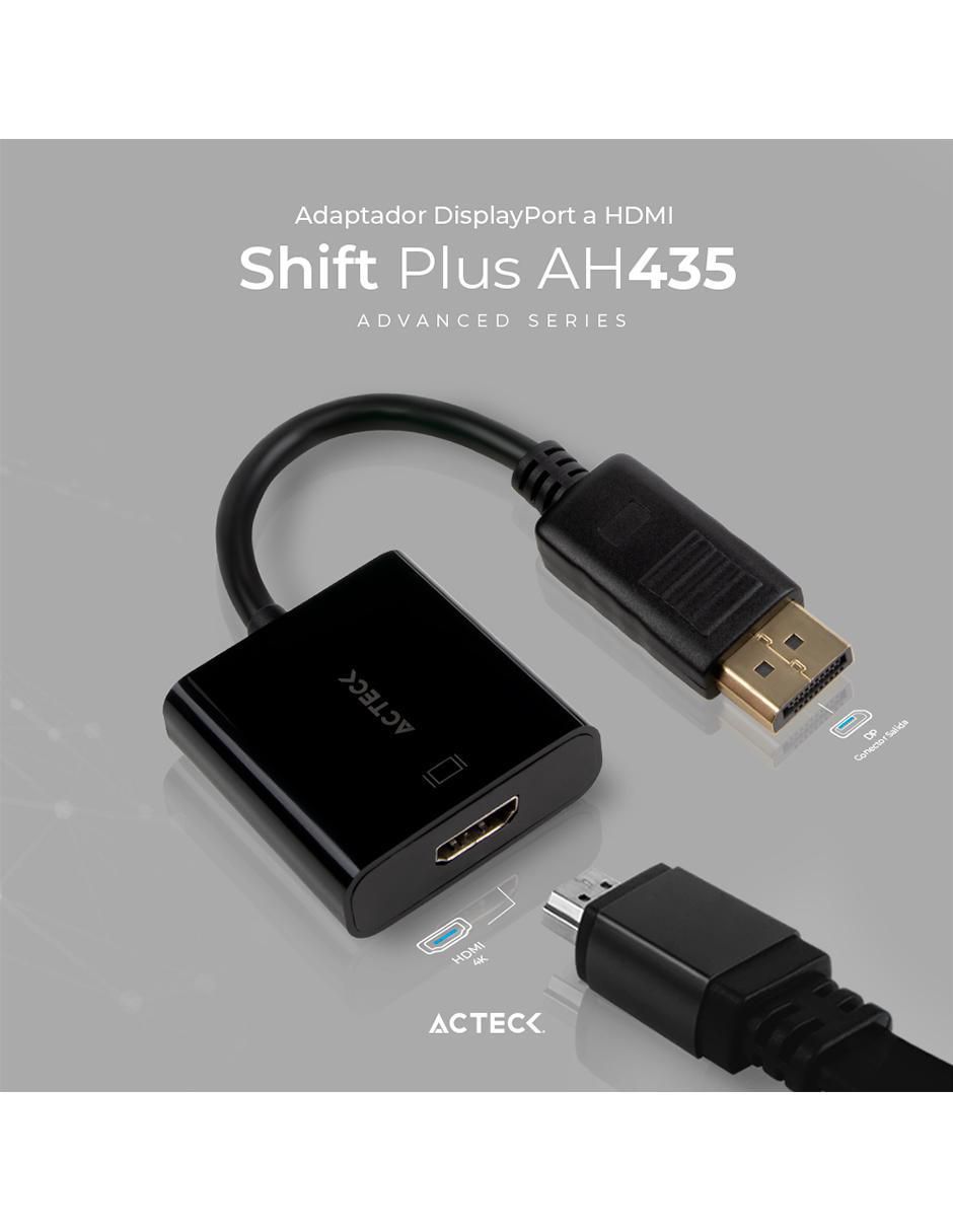 Adaptador de display port a HDMI Acteck Shift