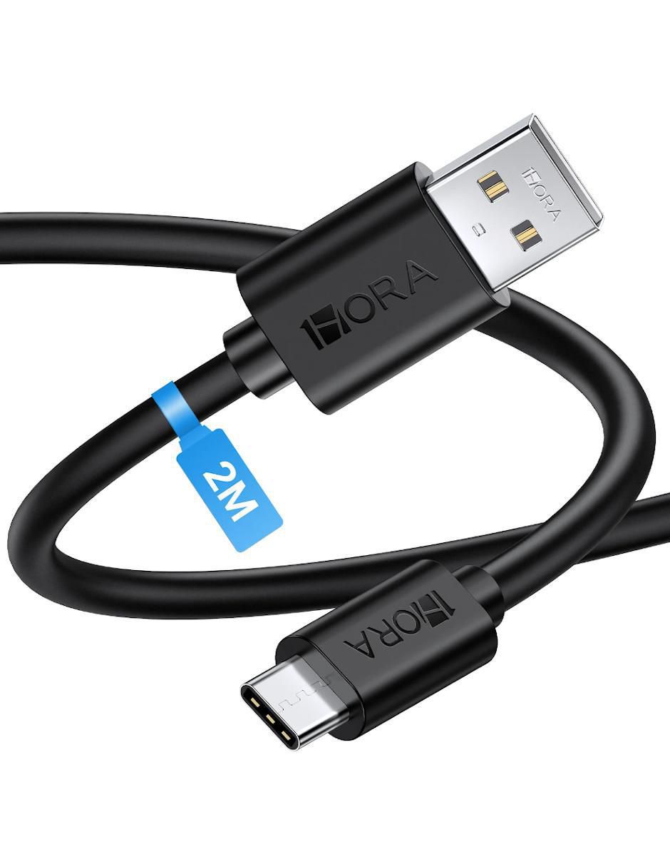 Cable USB C a tipo USB A de 2 m