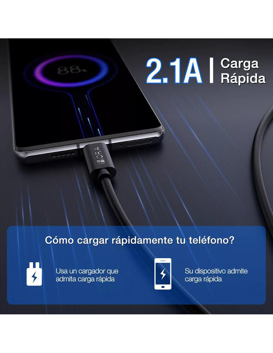 Cable USB C a tipo USB A de 2 m 3