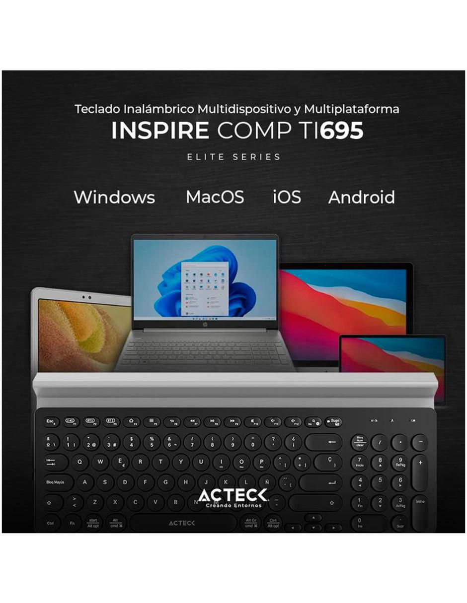 Teclado Acteck Inspire Comp TI695