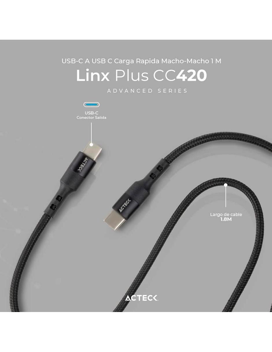 Cable USB C de 1.8 m 5
