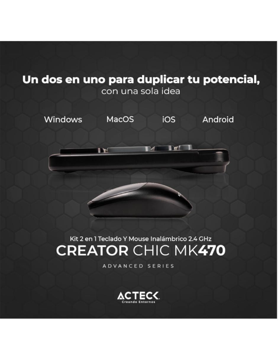 Mouse y Teclado Acteck AC-935180
