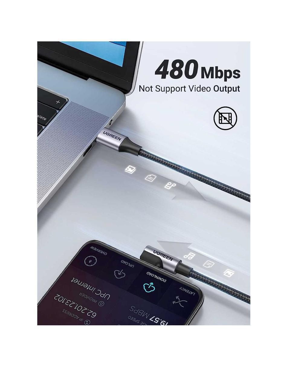 Cable USB C Ugreen de 2 m