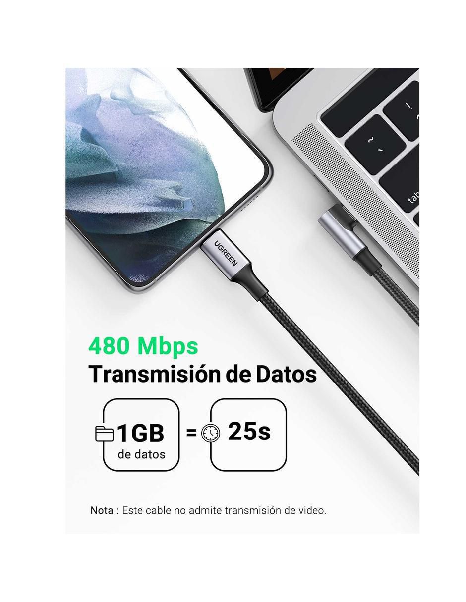 Cable USB C Ugreen de 2 m