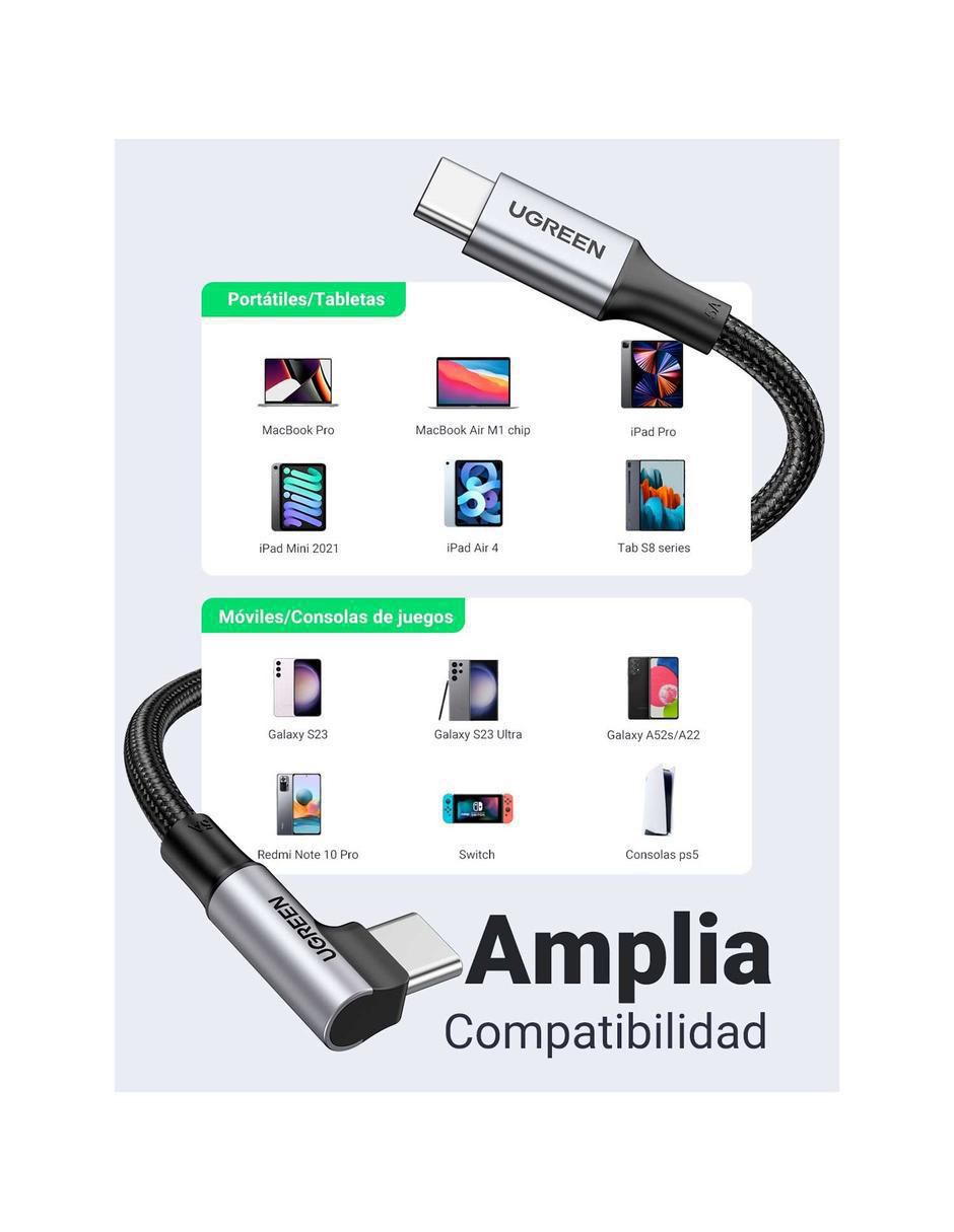 Cable USB C Ugreen de 2 m
