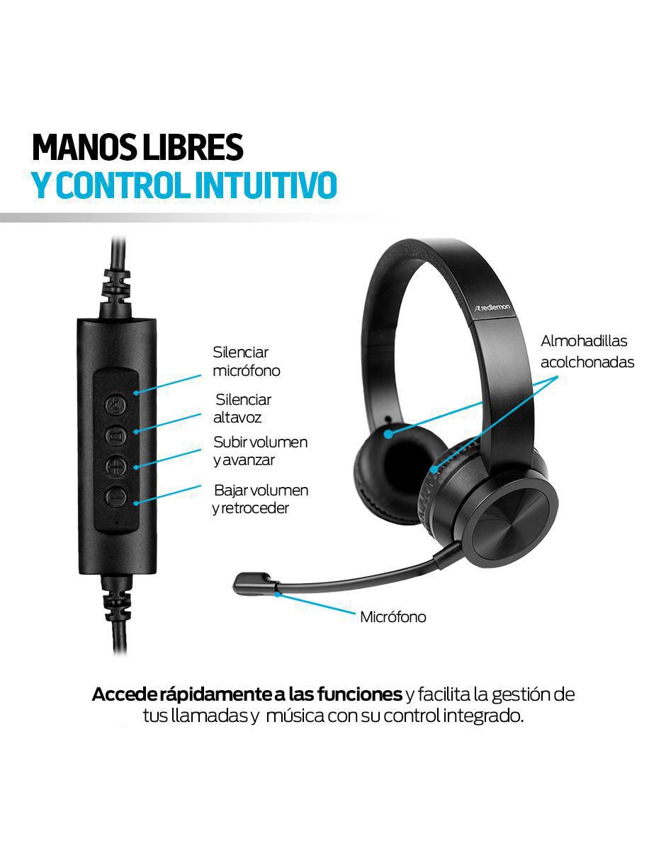 Audífonos On-Ear alámbricos con cancelación de ruido