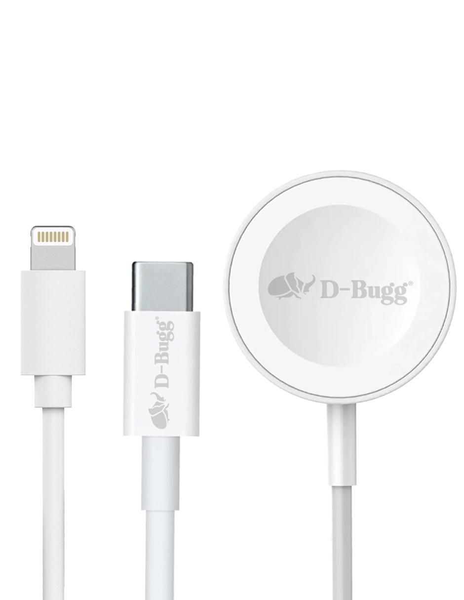 Cargador para Smartwatch Dbugg Lightning + USB tipo C