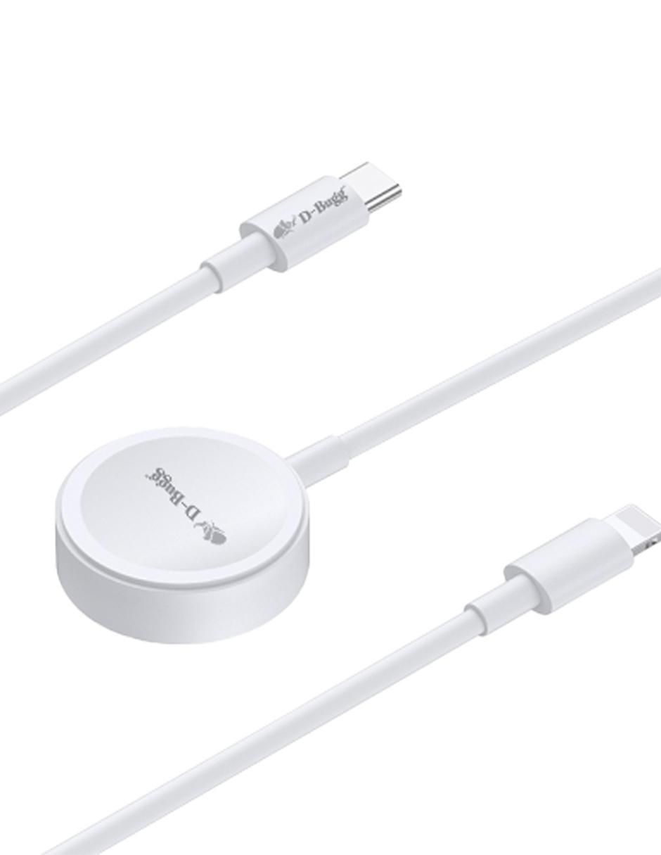 Cargador para Smartwatch Lightning + USB tipo C