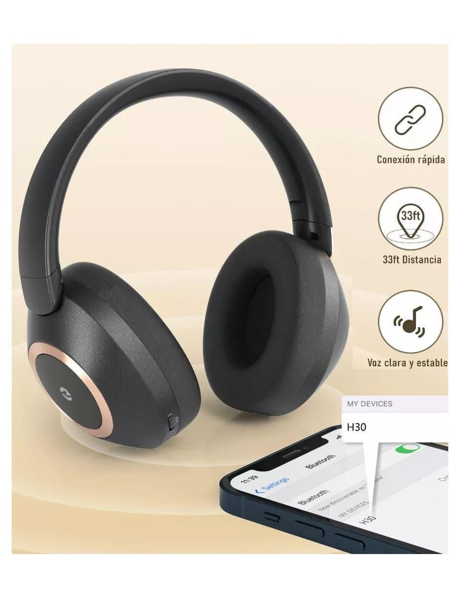 Audífonos Over-Ear inalámbricos con cancelación de ruido