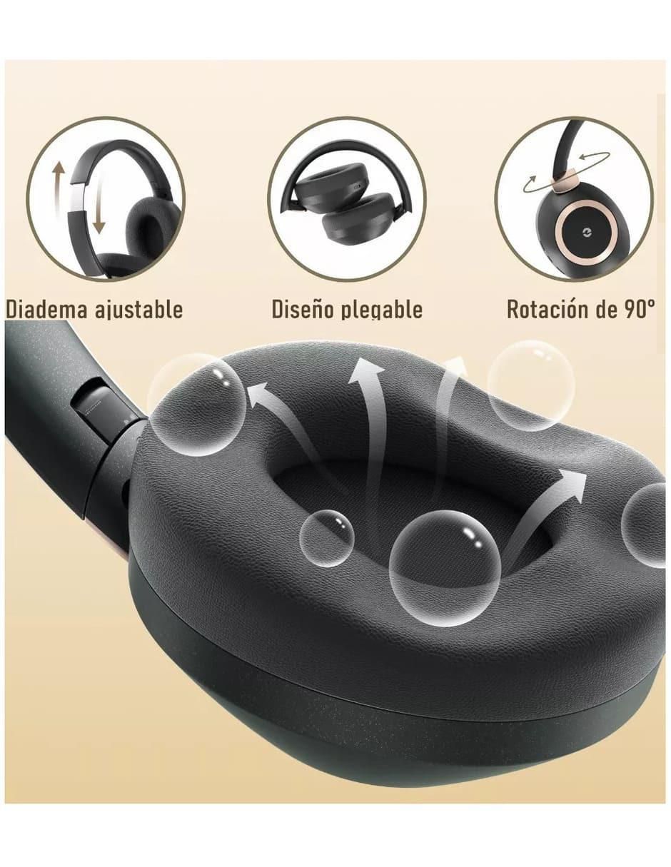 Audífonos Over-Ear inalámbricos con cancelación de ruido