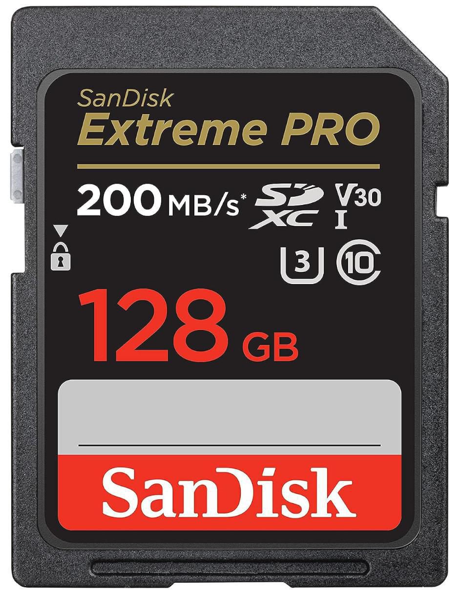 Memoria SDCX capacidad 128 GB