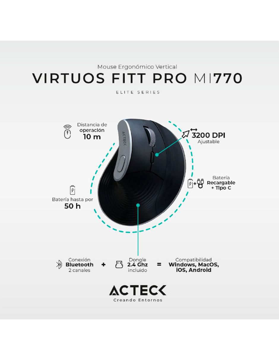 Mouse Gamer Inalámbrico Acteck ac-936200