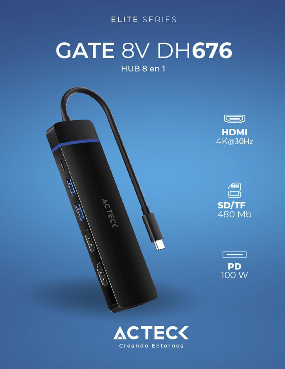 Adaptador USB Acteck Gate