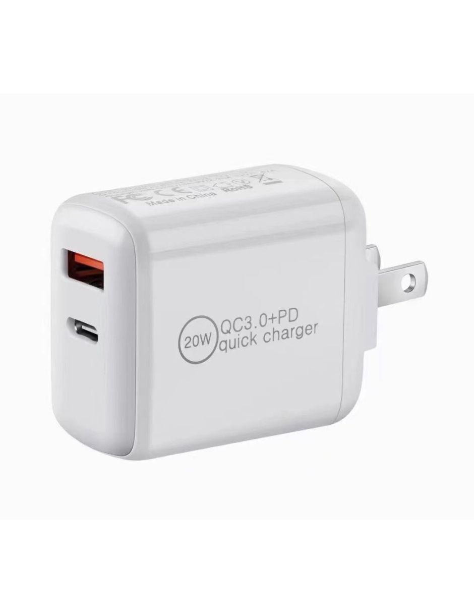 Cargador pared Gadgets & Fun USB + USB tipo C