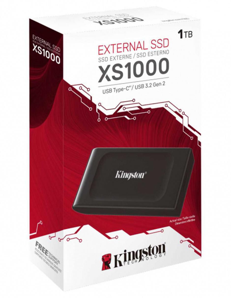 Unidad SSD Kingston capacidad 1 TB