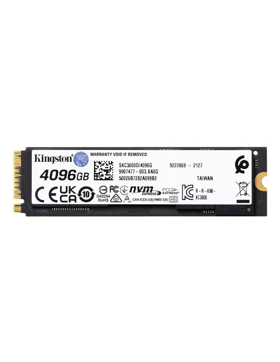 Unidad SSD capacidad 4 TB
