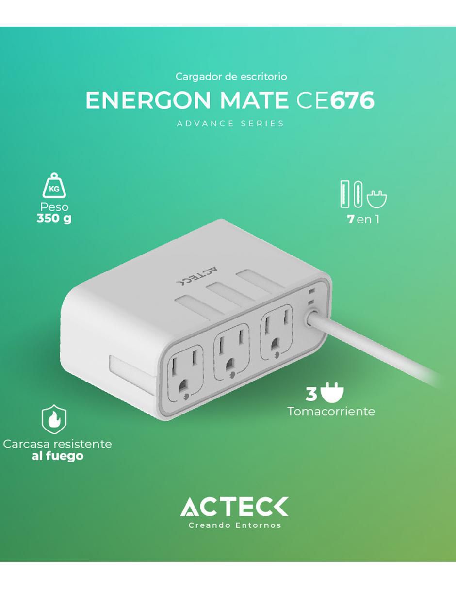 Cargador pared Acteck USB