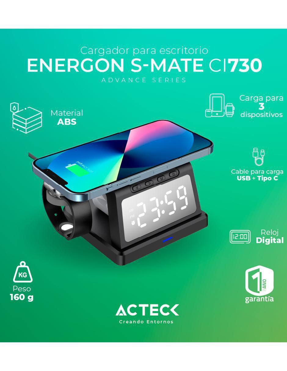 Cargador pared Acteck USB