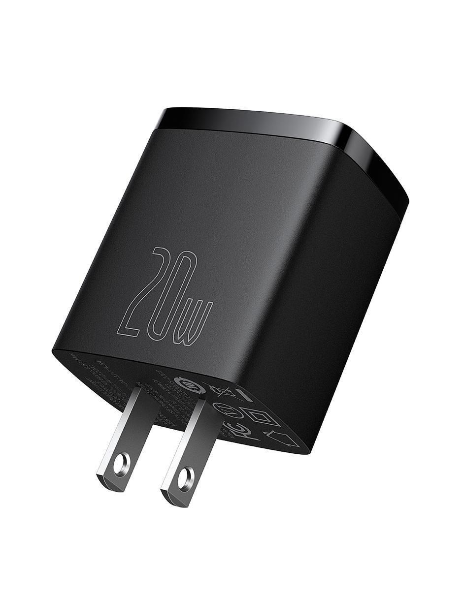 Cargador pared Baseus USB tipo A + USB tipo C
