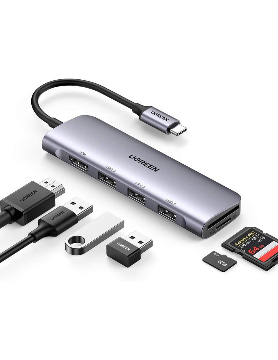 Adaptador multipuertos Ugreen