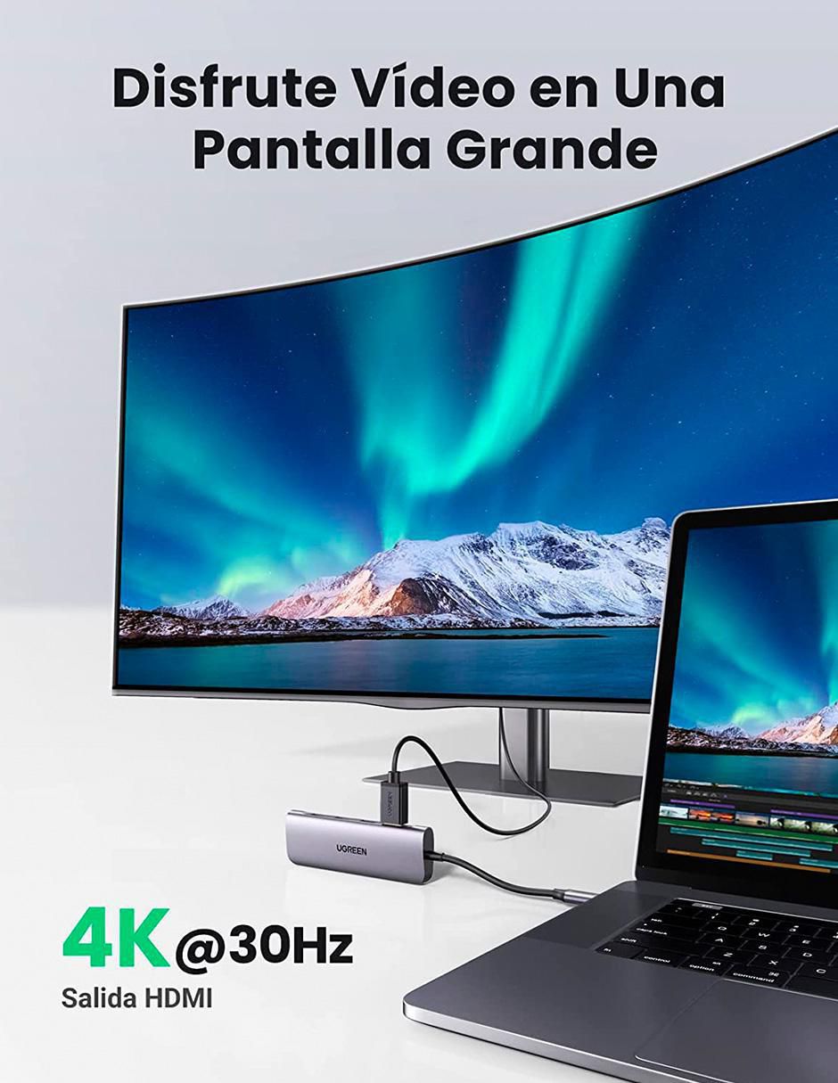 Adaptador multipuertos Ugreen