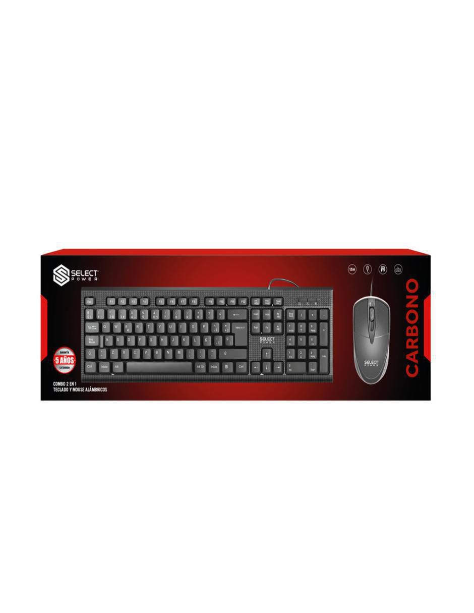 Mouse y teclado Select Sound T01-SP