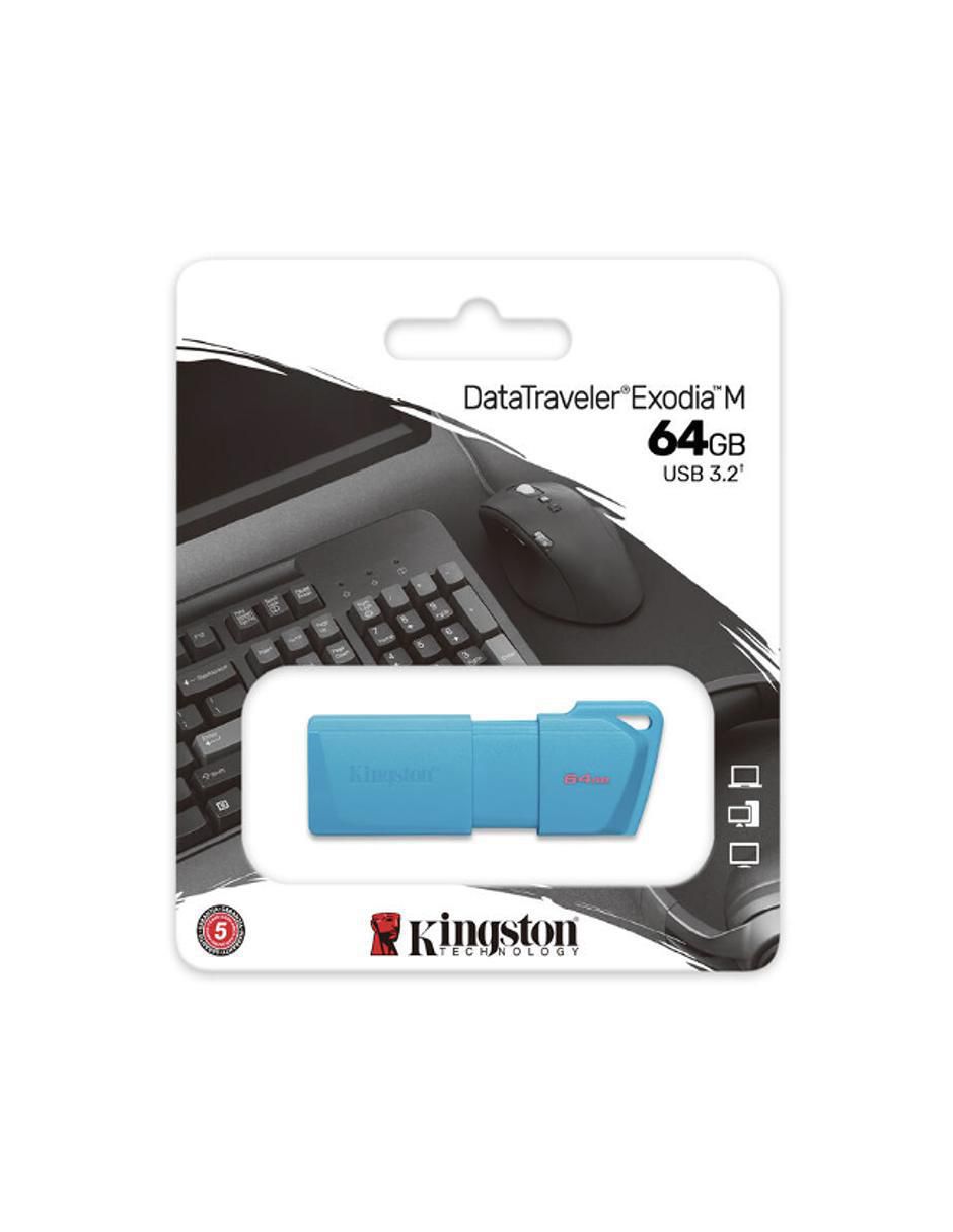 USB para almacenar 64 GB Kingston