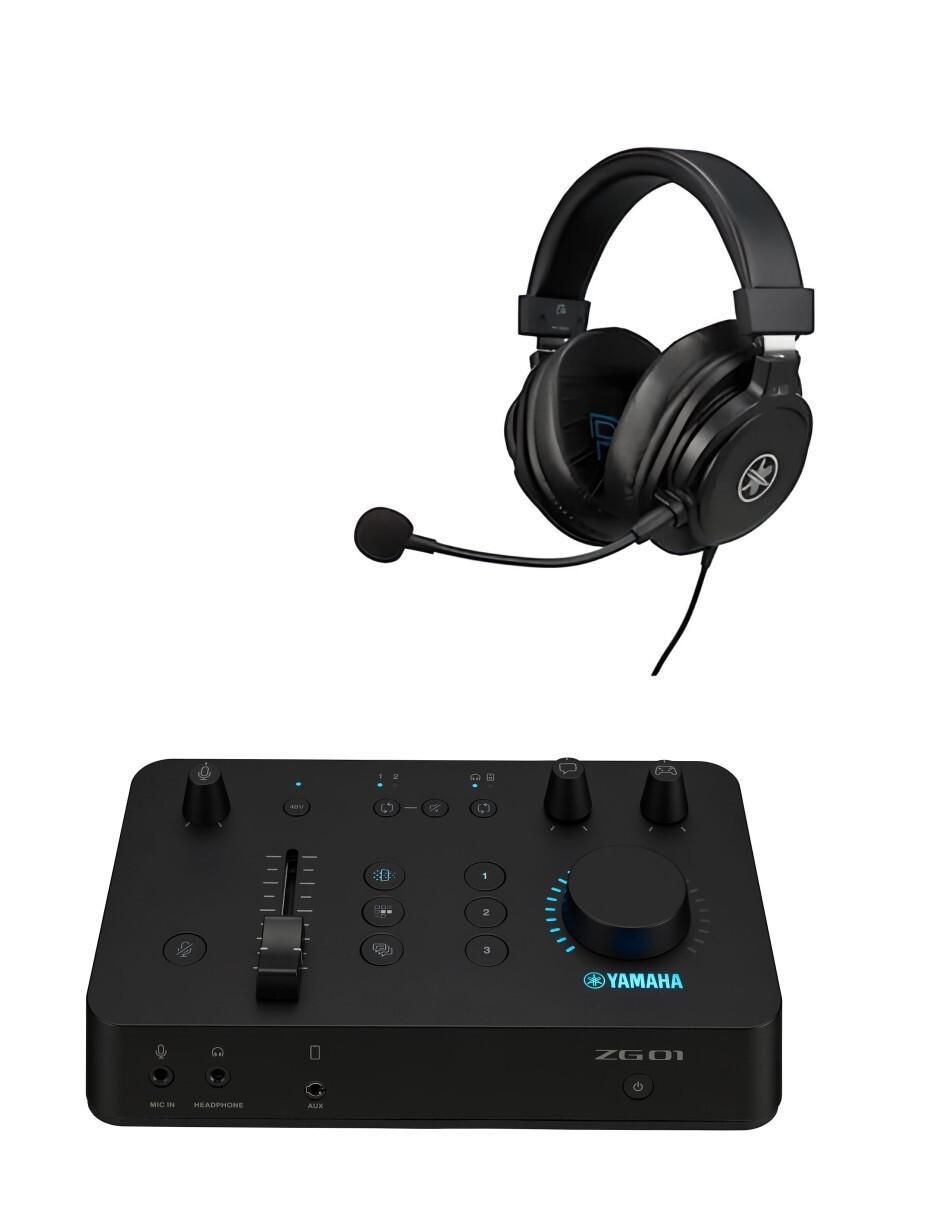 Mezcladora gamer Yamaha + audífonos