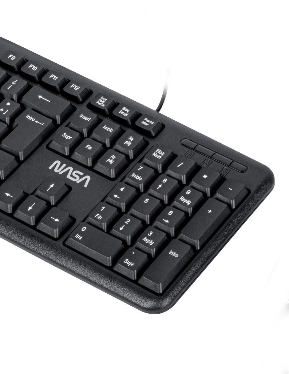 Mouse y teclado Gaming NASA 4