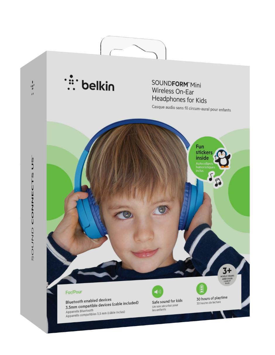 Audífonos Over-Ear Soundform Mini alámbricos e inalámbricos