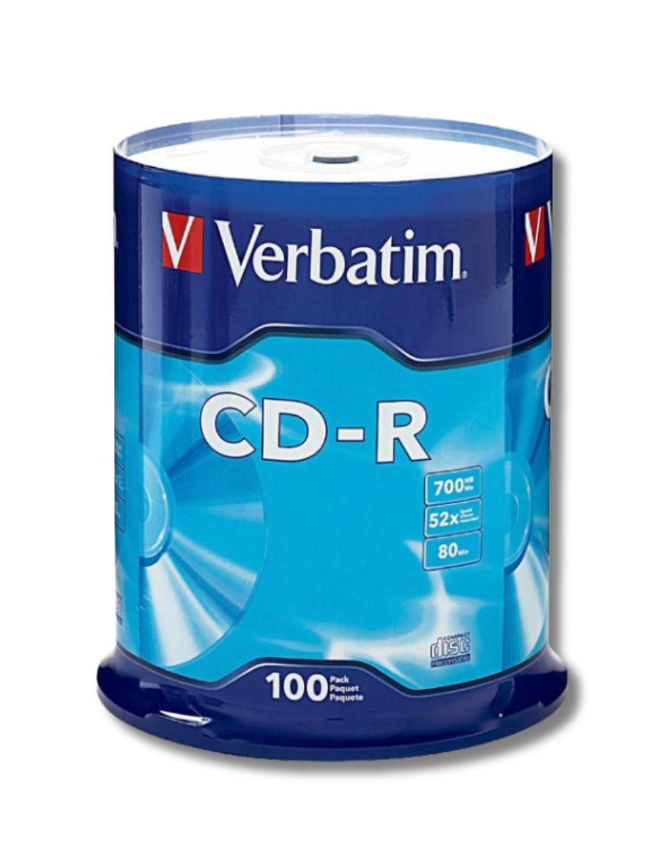 CD-R de 100 piezas