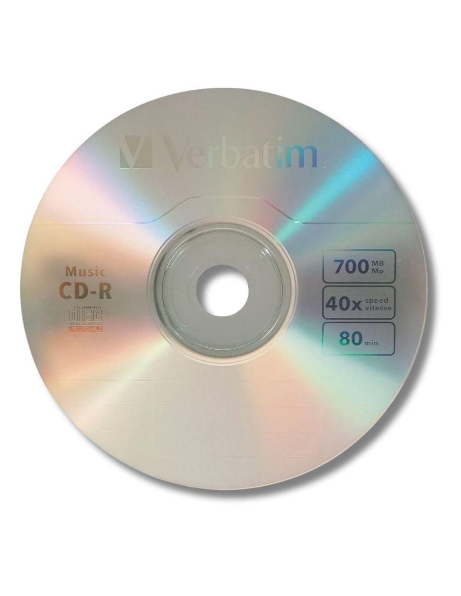 CD-R Verbatim de 25 piezas